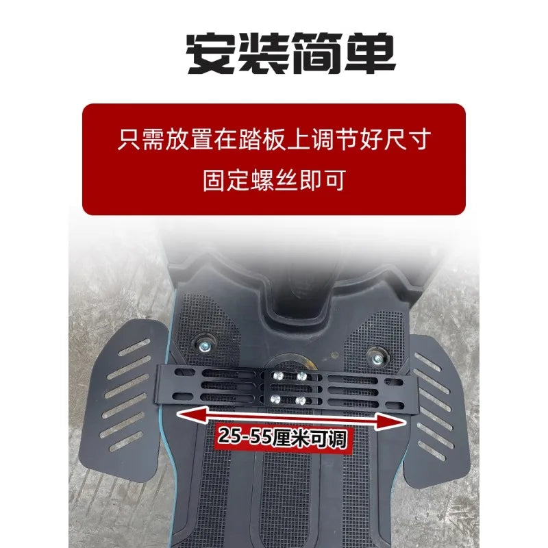 Pedale pieghevole per bici elettrica Ebike in lega di alluminio poggiapiedi pieghevole antiscivolo Accessori per biciclette elettriche scalabili