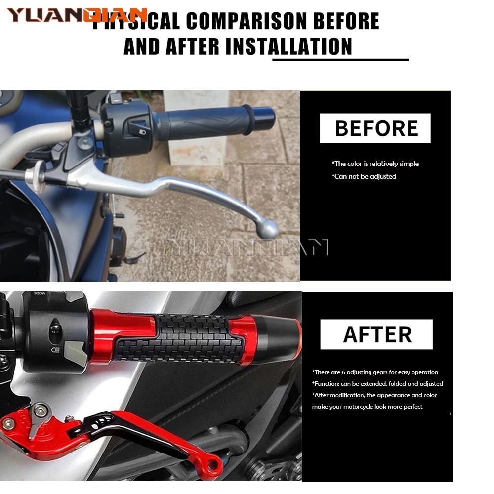 T-MAX TMAX 530 500 Moto per YAMAHA TMAX530 TMAX500 2001 2002 2003 2004 2005 2006 2007 Leve della frizione del freno Maniglie Fine
