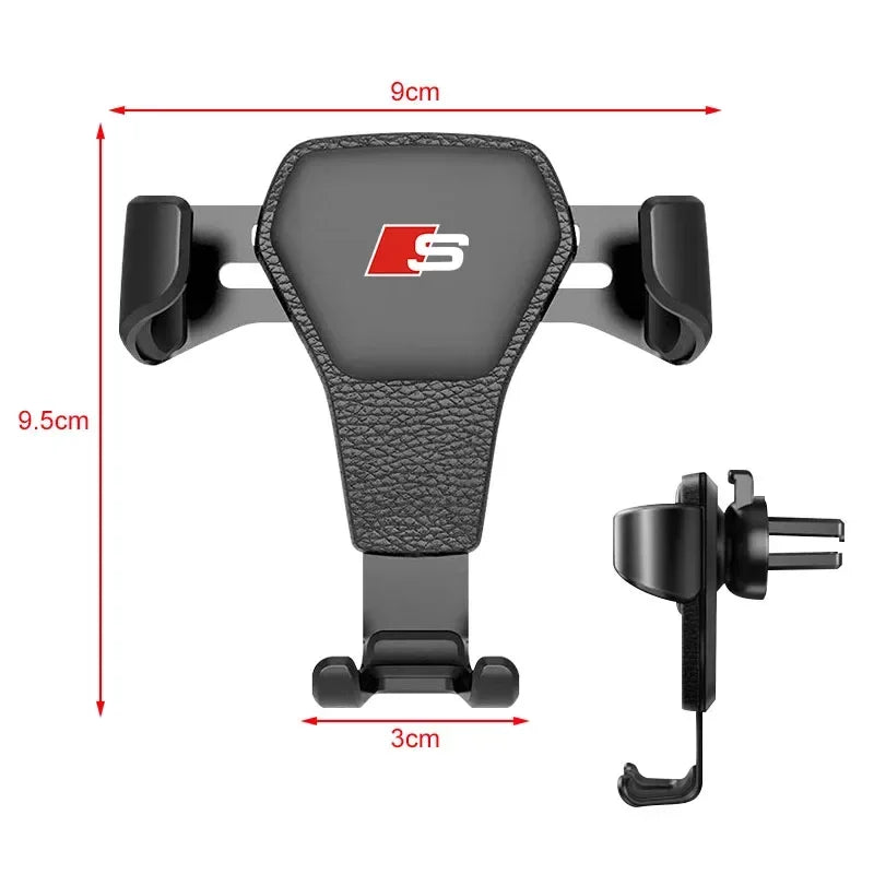 Supporto per telefono cellulare Audi Sline A1 A3 A4 A5 A6 A7 A8 B5 B6 B7 B8 C5 C6 C7 D2 D3