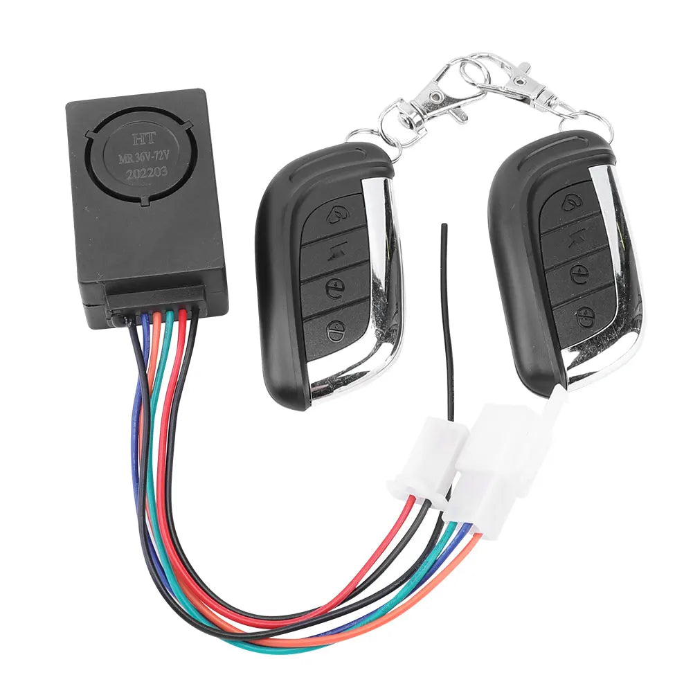 Sistema di allarme E-bike 48V 60V 72V con due interruttori per forniture per Controller Brushless triciclo per bicicletta elettrica