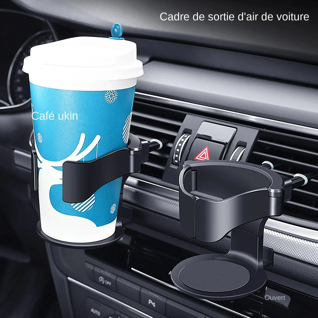 Portabicchieri per presa d'aria per auto, portabicchieri multifunzionale per bevande per auto, portabicchieri