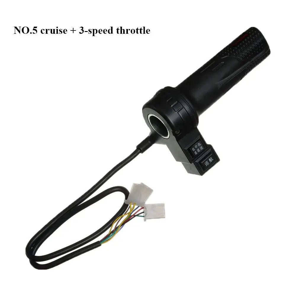 Acceleratore elettrico E-Bike Twist 12V 24V 36V 48V velocità manubrio acceleratore Scooter elettrico universale Twist ciclismo impugnatura dell'acceleratore