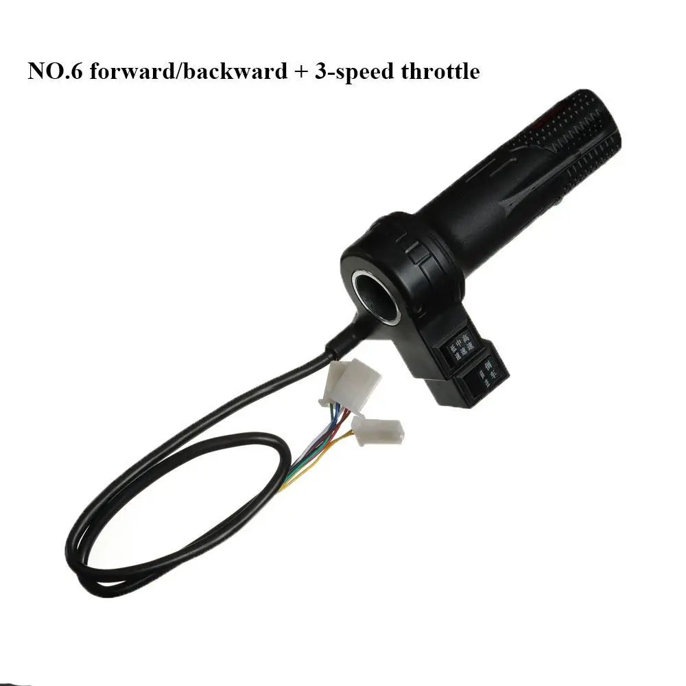 Acceleratore elettrico E-Bike Twist 12V 24V 36V 48V velocità manubrio acceleratore Scooter elettrico universale Twist ciclismo impugnatura dell'acceleratore