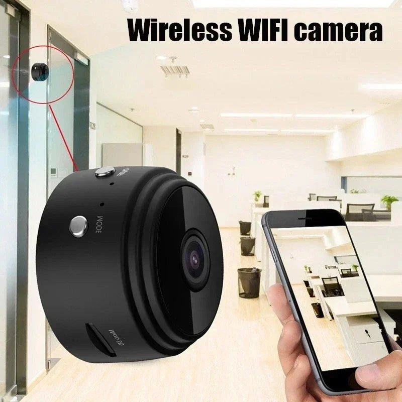 Mini telecamera WiFi Videoregistratore wireless Telecamera di protezione di sicurezza Smart Home Telecamera di monitoraggio per neonati e animali domestici