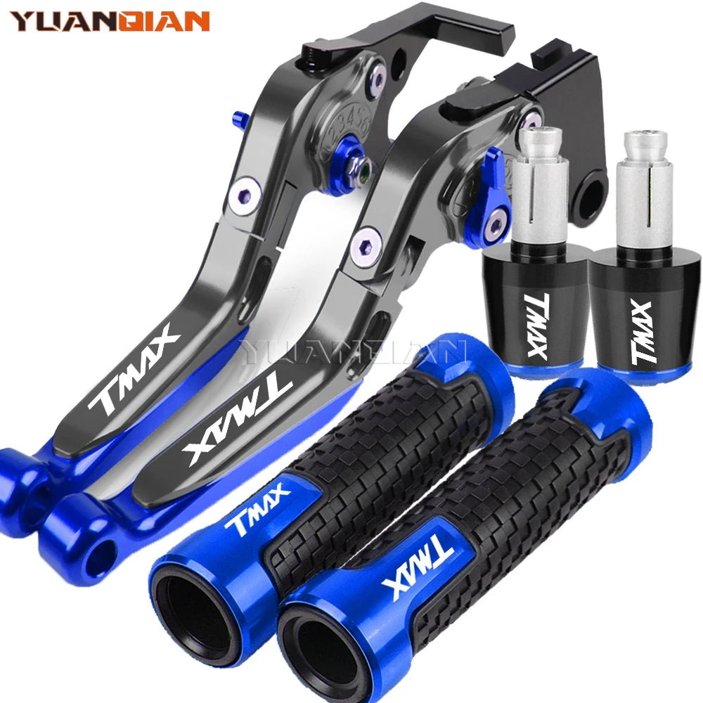 T-MAX TMAX 530 500 Moto per YAMAHA TMAX530 TMAX500 2001 2002 2003 2004 2005 2006 2007 Leve della frizione del freno Maniglie Fine