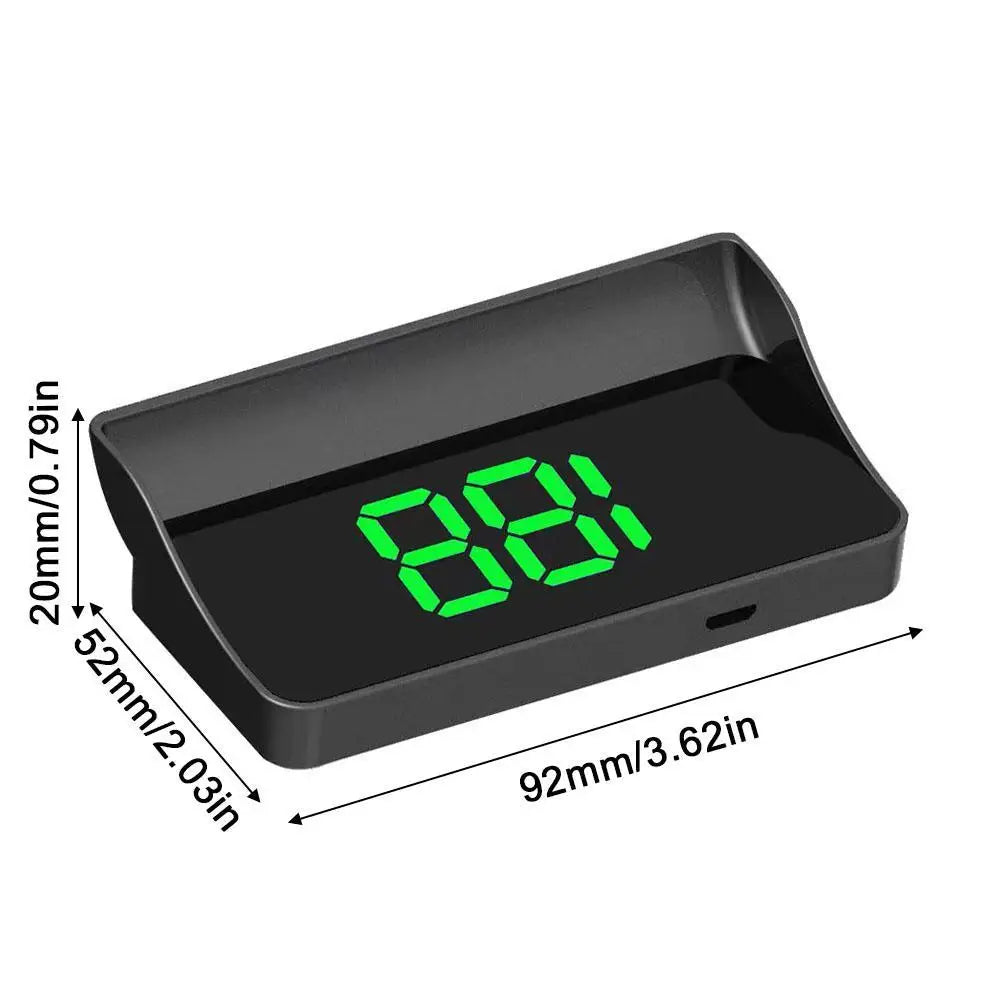 Car Head Up HD Display GPS Tachimetro Velocità KMH Digital HUD Parabrezza Proiettore per tutte le auto Accessori elettronici per auto