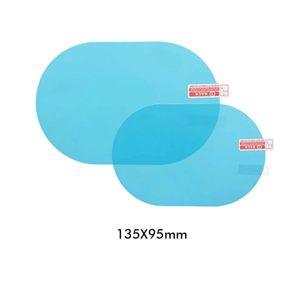 Pellicola per specchietto retrovisore per auto Finestra laterale Pellicola trasparente antipioggia 2 pezzi Specchio per finestra antiappannamento Adesivo per pellicola protettiva Accessori per auto