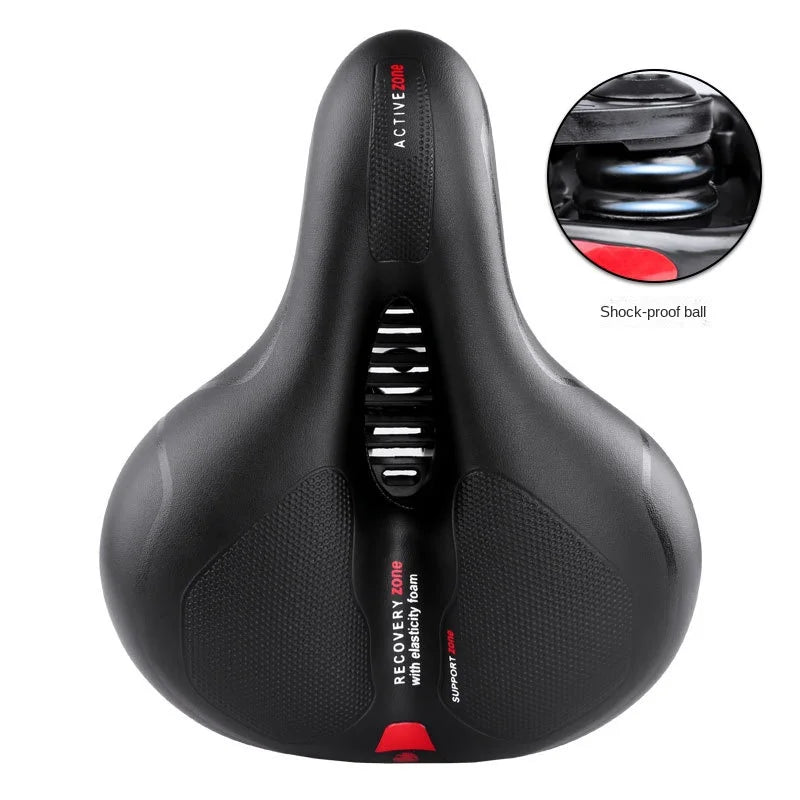 Seggiolino per bicicletta Comodo e traspirante Cuscino per sella per bicicletta Resistente all'acqua con doppio ammortizzatore per mountain bike MTB