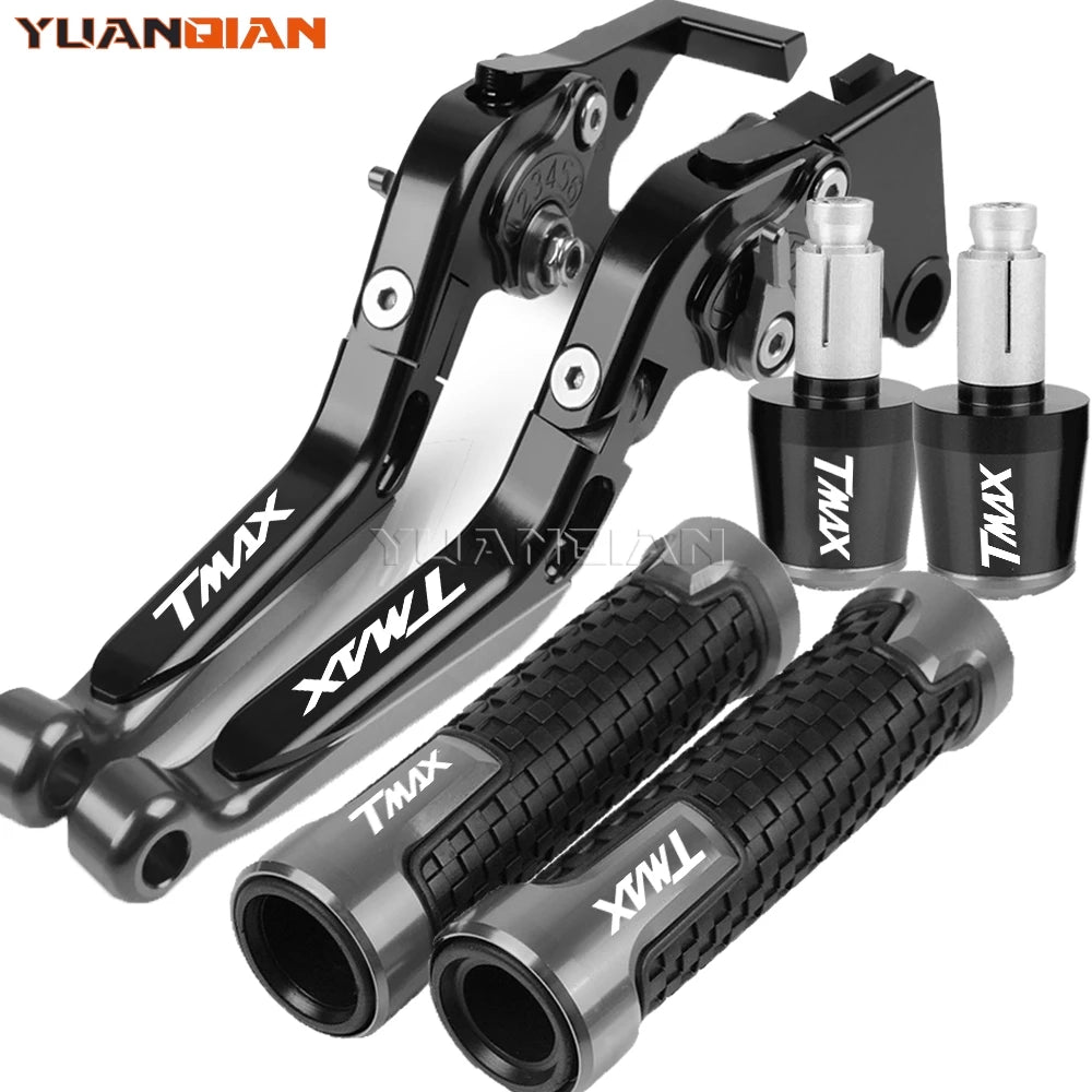 T-MAX TMAX 530 500 Moto per YAMAHA TMAX530 TMAX500 2001 2002 2003 2004 2005 2006 2007 Leve della frizione del freno Maniglie Fine