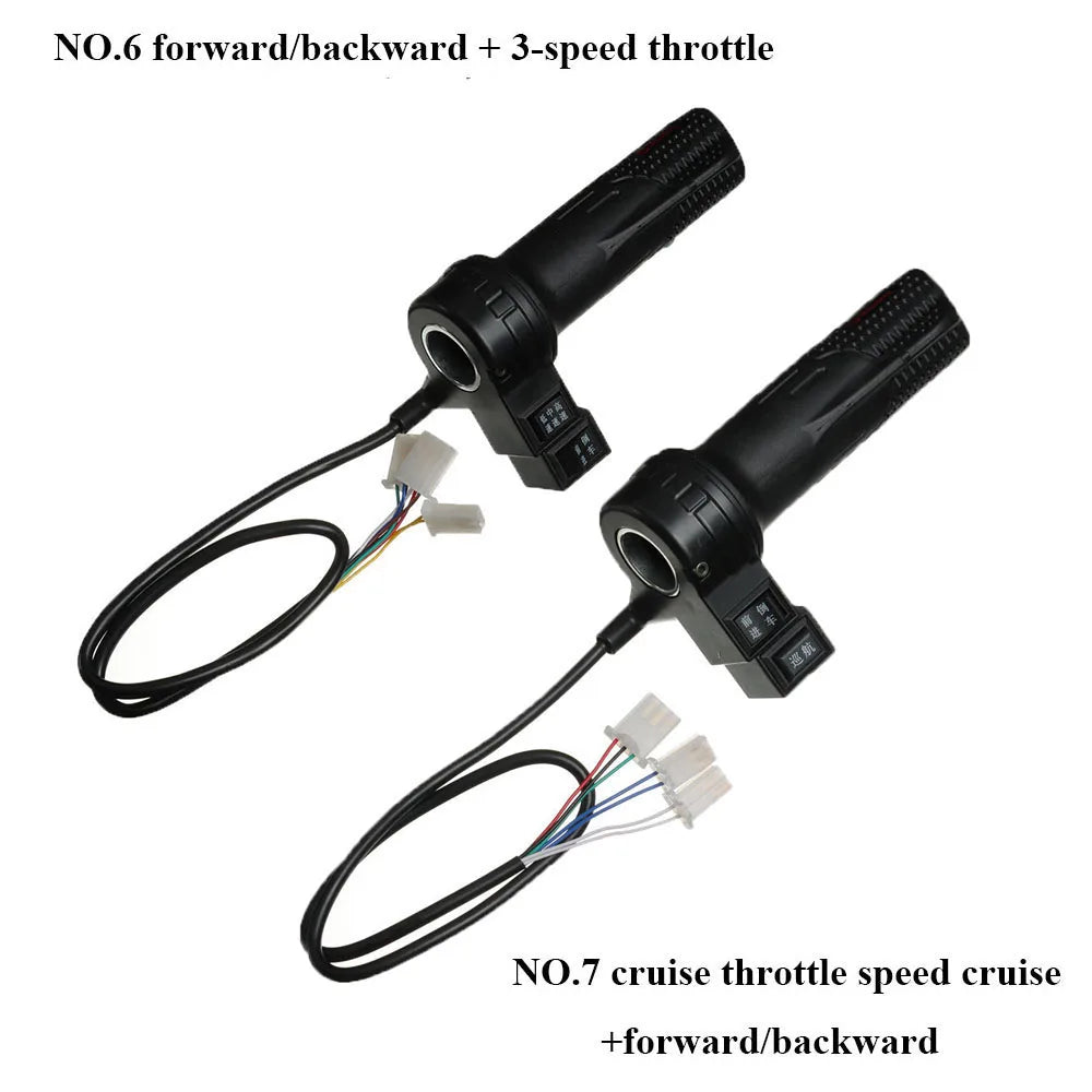 Acceleratore elettrico E-Bike Twist 12V 24V 36V 48V velocità manubrio acceleratore Scooter elettrico universale Twist ciclismo impugnatura dell'acceleratore