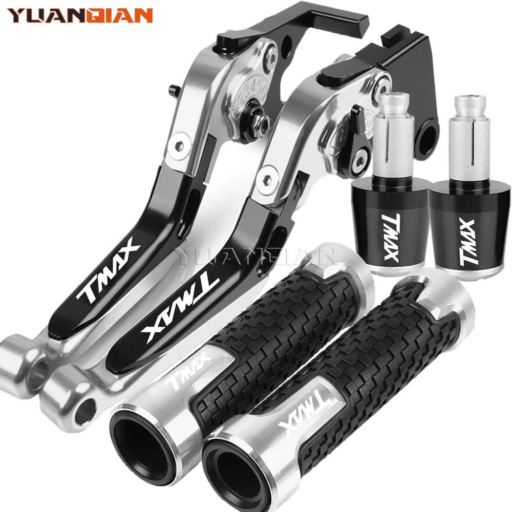 T-MAX TMAX 530 500 Moto per YAMAHA TMAX530 TMAX500 2001 2002 2003 2004 2005 2006 2007 Leve della frizione del freno Maniglie Fine
